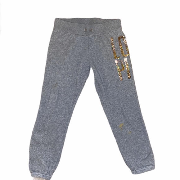 PINK Victoria's Secret Pants - PINK Victoria’s Secret Sequin Logo Joggers